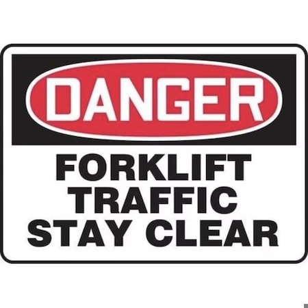 Accuform OSHA DANGER Safety Sign FORKLIFT MVHR011XL MVHR011XL